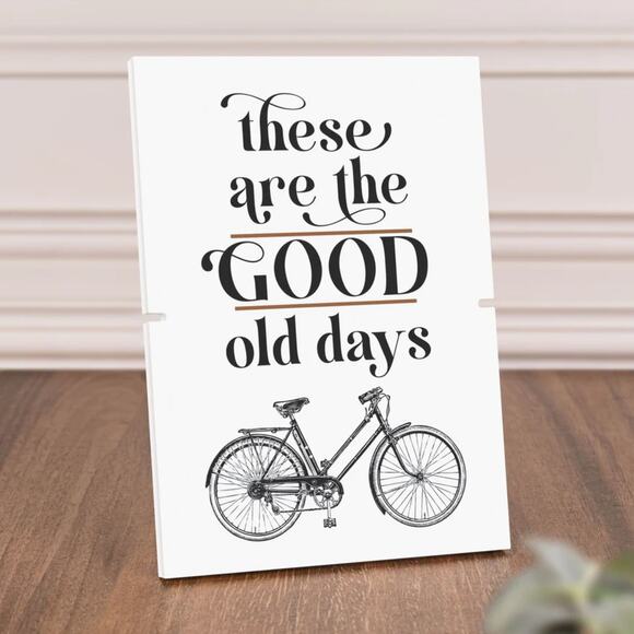 P Graham Dunn "Good Old Days" Story Board Linkable Stand-Up Frame New - Picture 2 of 8